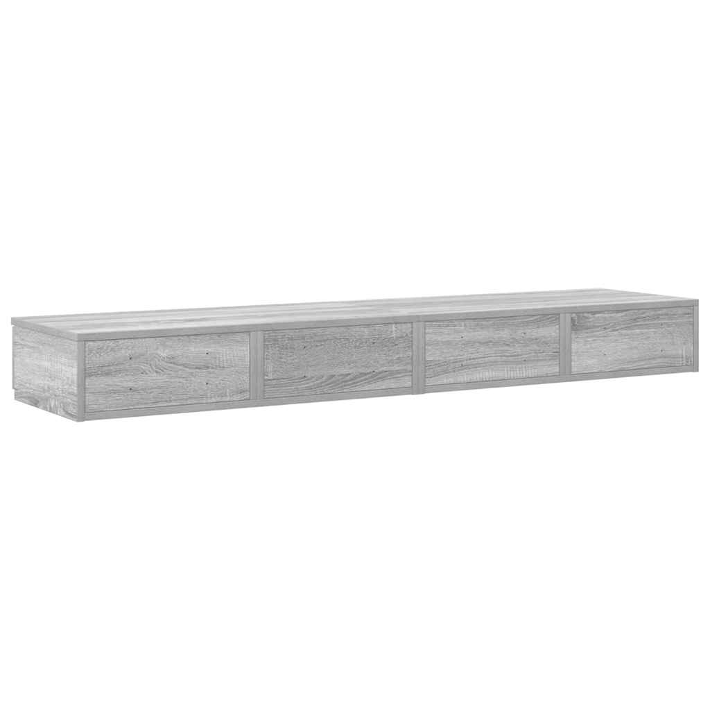 Bettschubladen Grau Sonoma 160 x 36.5 x 16.5 cm Holzwerkstoff