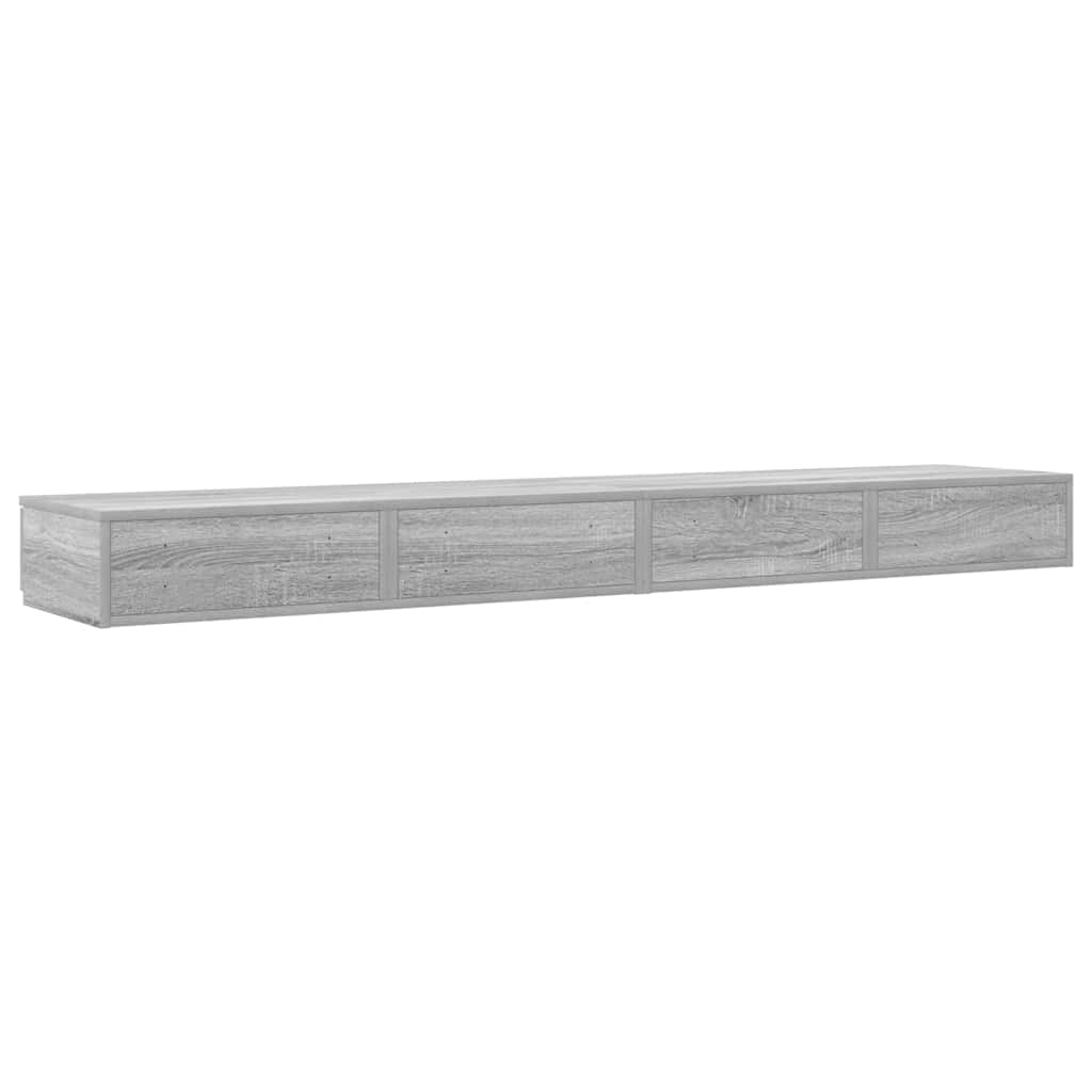 Bettschubladen Grau Sonoma 180 x 36.5 x 16.5 cm Holzwerkstoff