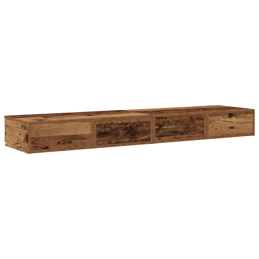 Bettschubladen Altholz 135 x 36.5 x 16.5 cm Holzwerkstoff