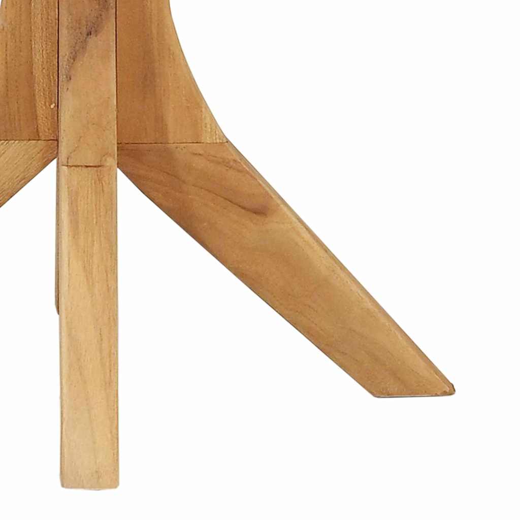 Beistelltisch Braun 40 x 40 x 41 cm Teak-Massivholz