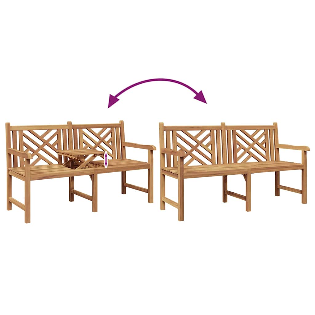 Bank Sonstiges Braun 150 x 60 x 90 cm Teak-Massivholz