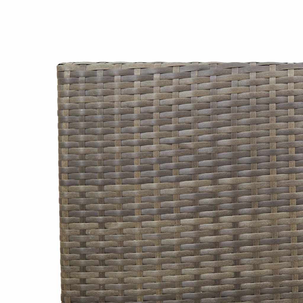 Garten Stapelstühle 2 pcs Grau, Braun