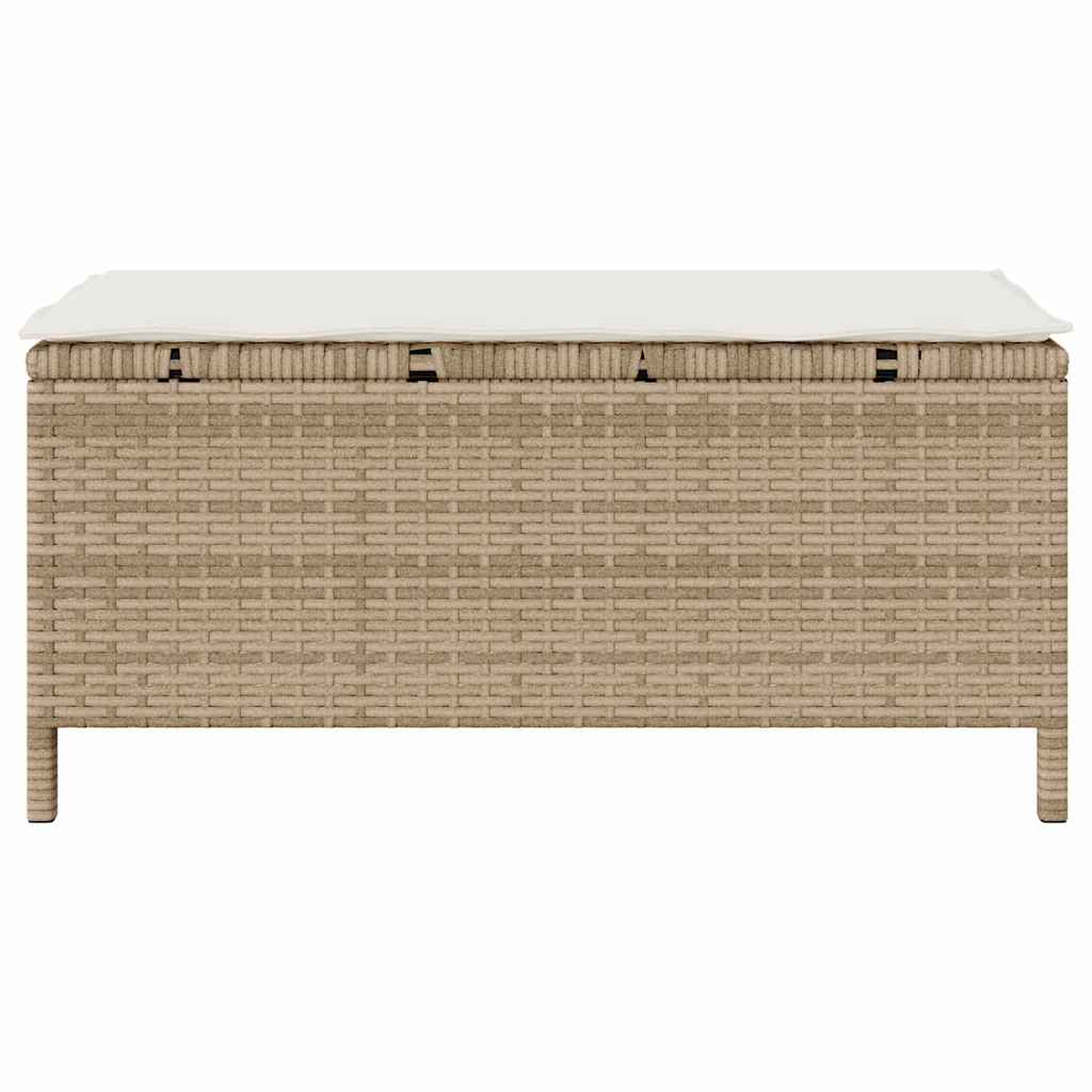 Garten Essgruppe 3 pcs Beige Poly Rattan