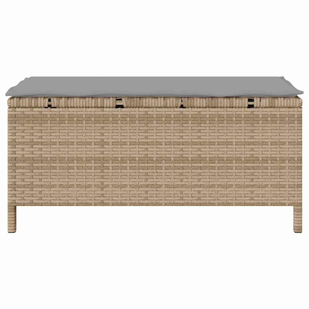 Garten Essgruppe 3 pcs Beige Poly Rattan