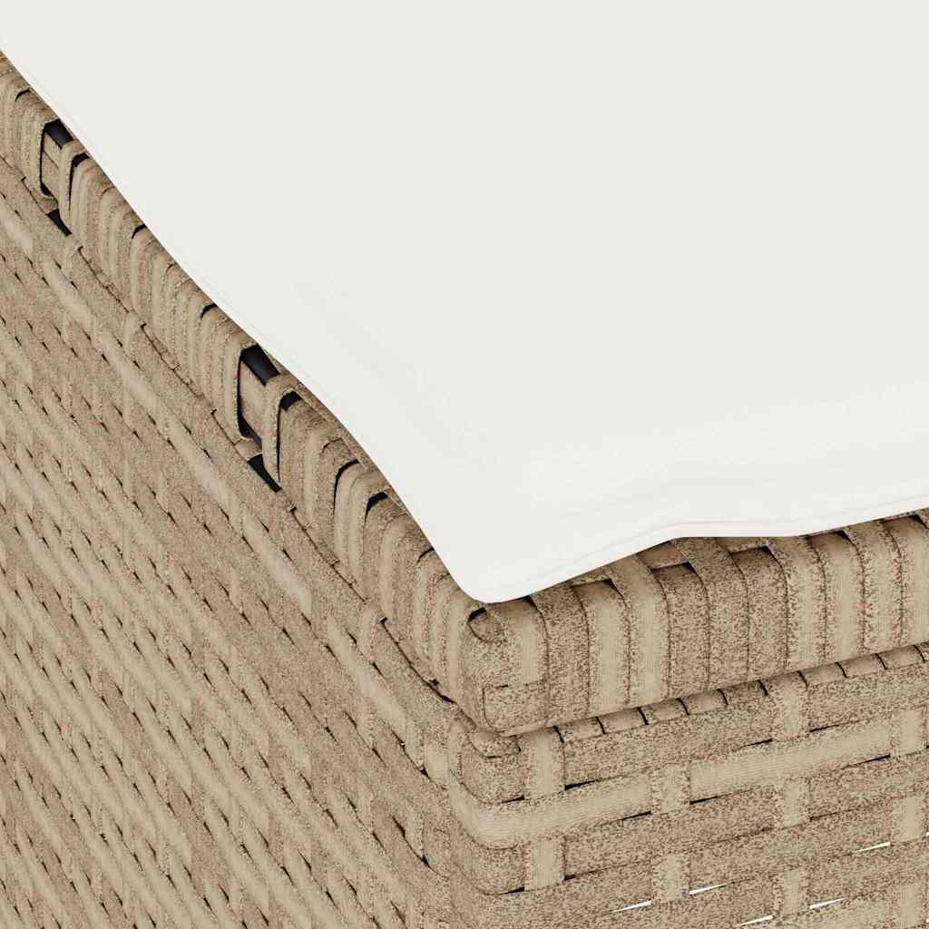 Garten Essgruppe 3 pcs Beige Poly Rattan