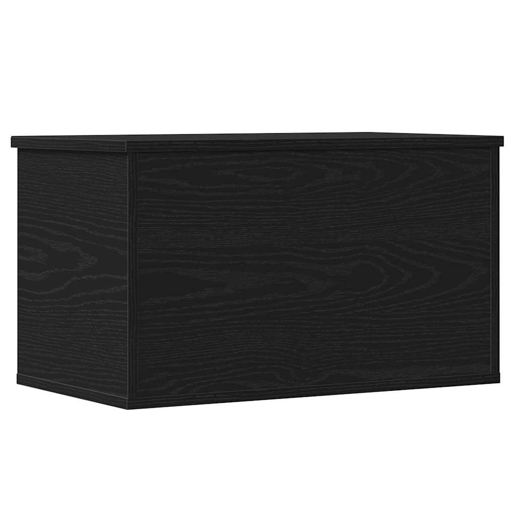 Aufbewahrungsbox Schwarz Eichen-Optik 60 x 35 x 35 cm