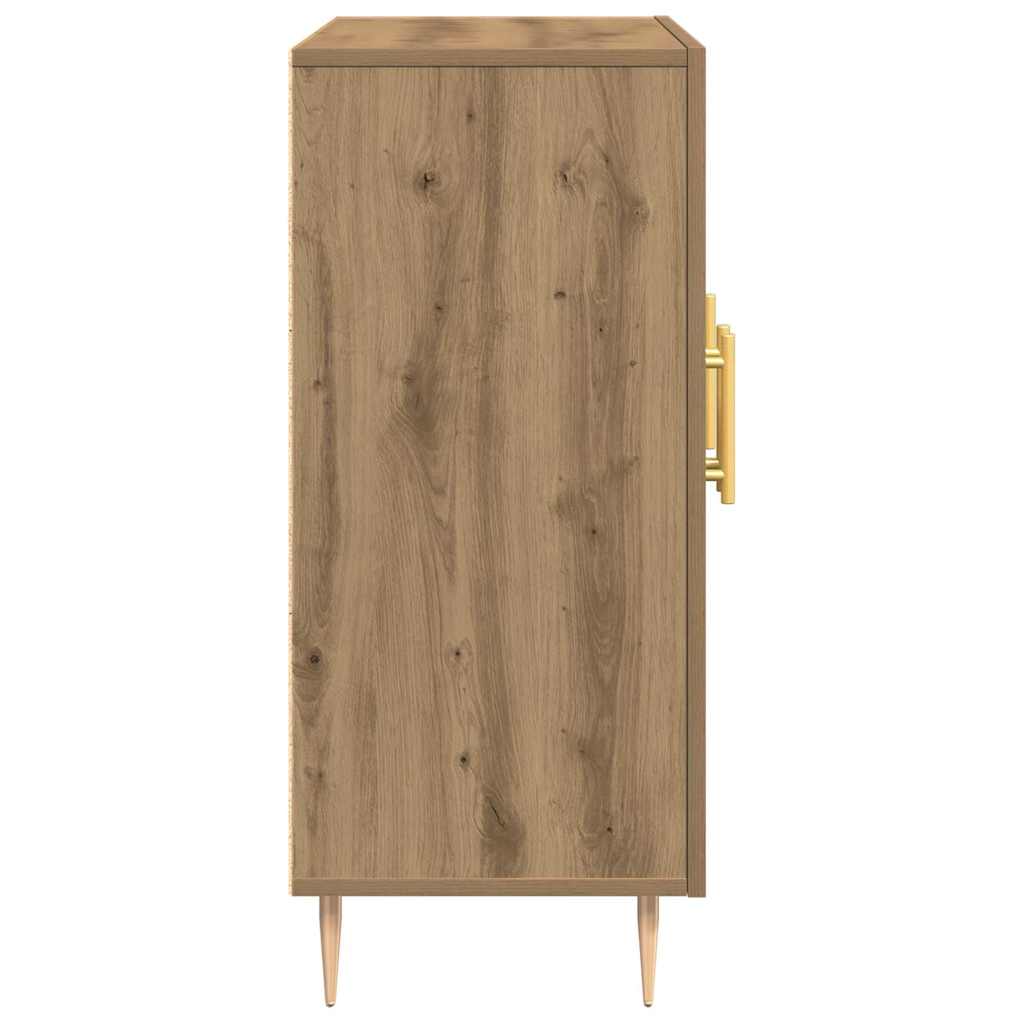Sideboard Eiche handwerklich 90 x 34 x 80 cm Holzwerkstoff