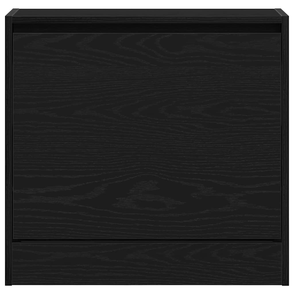 Schuhschrank Schwarze Eiche 60 x 21 x 57 cm Holzwerkstoff