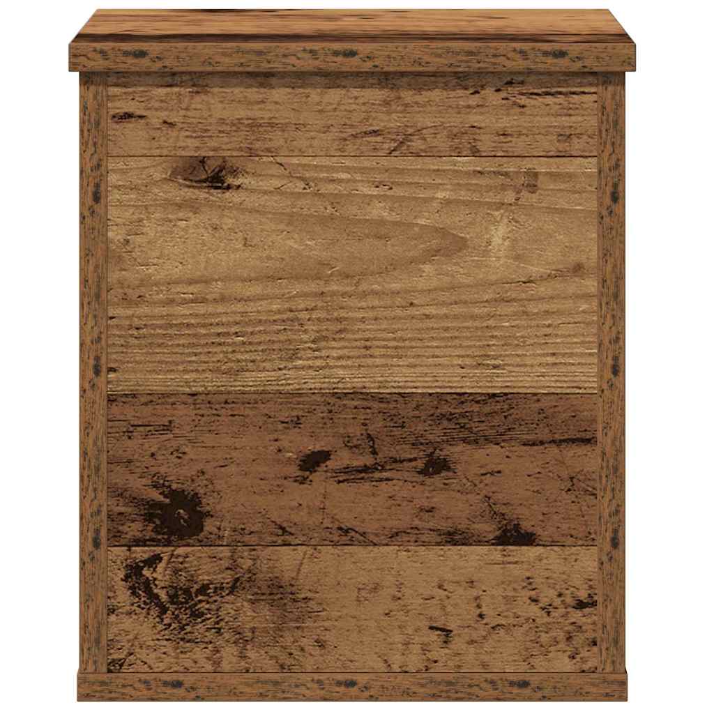 Aufbewahrungsbox Altholz 30 x 35 x 35 cm Holzwerkstoff