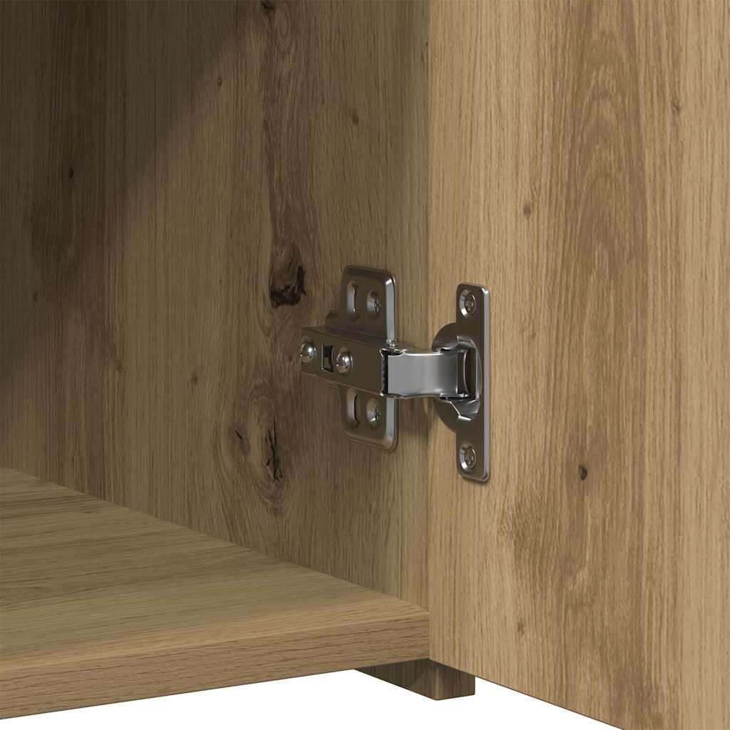 Sideboard Eiche handwerklich 50 x 42,5 x 93 cm Holzwerkstoff