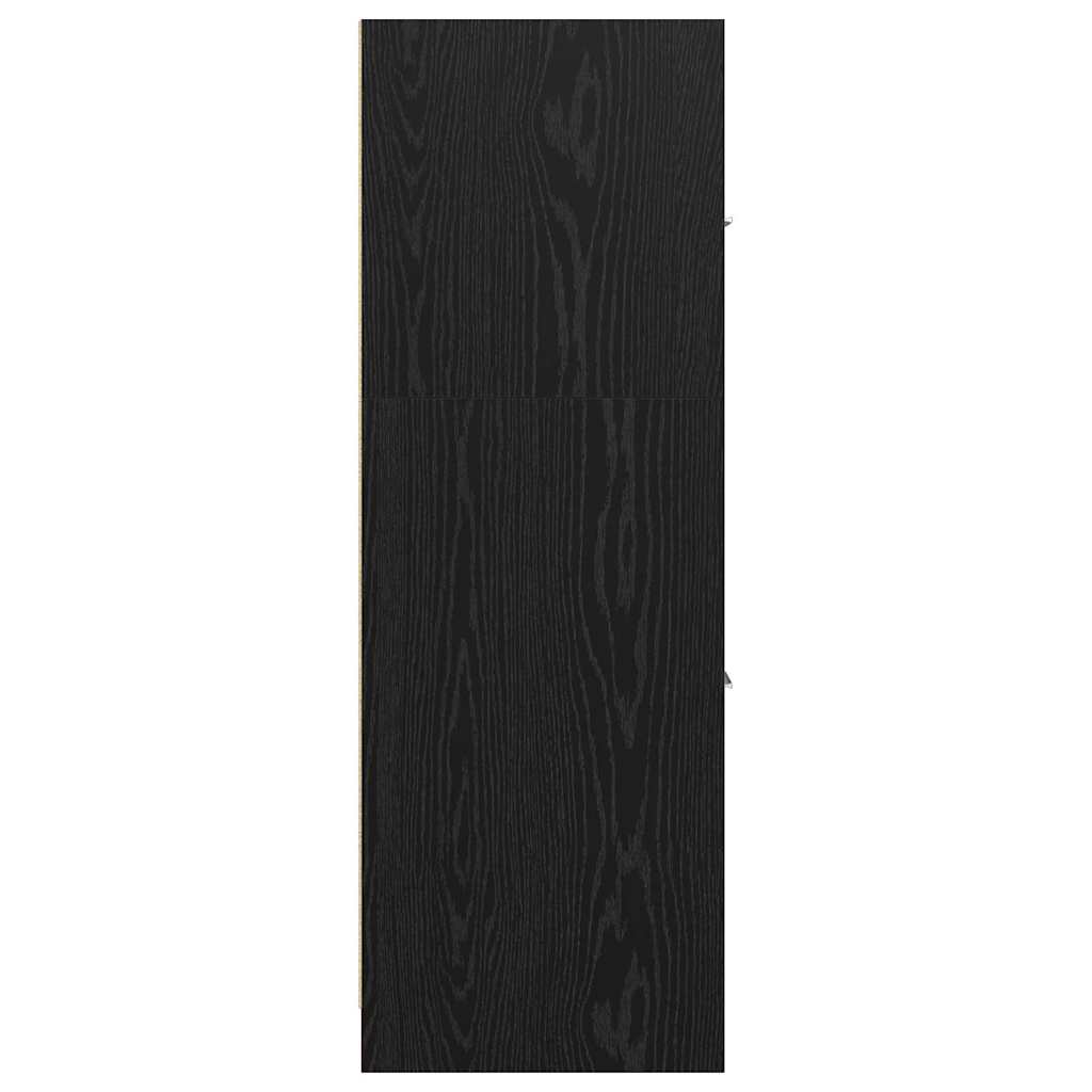 Apothekerschrank Schwarze Eiche 30 x 41 x 118 cm Holzwerkstoff