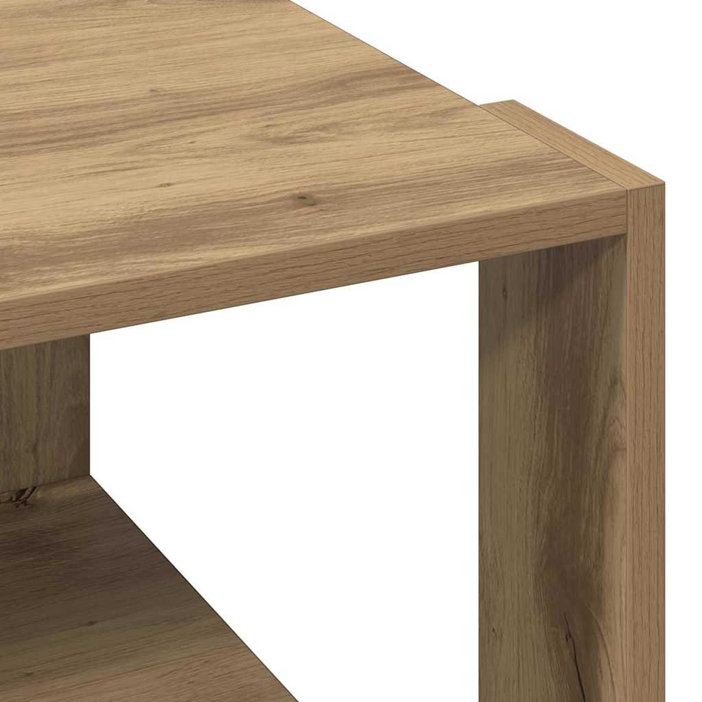 Couchtisch Artisan-Eiche 51.5 x 51.5 x 30 cm Holzwerkstoff