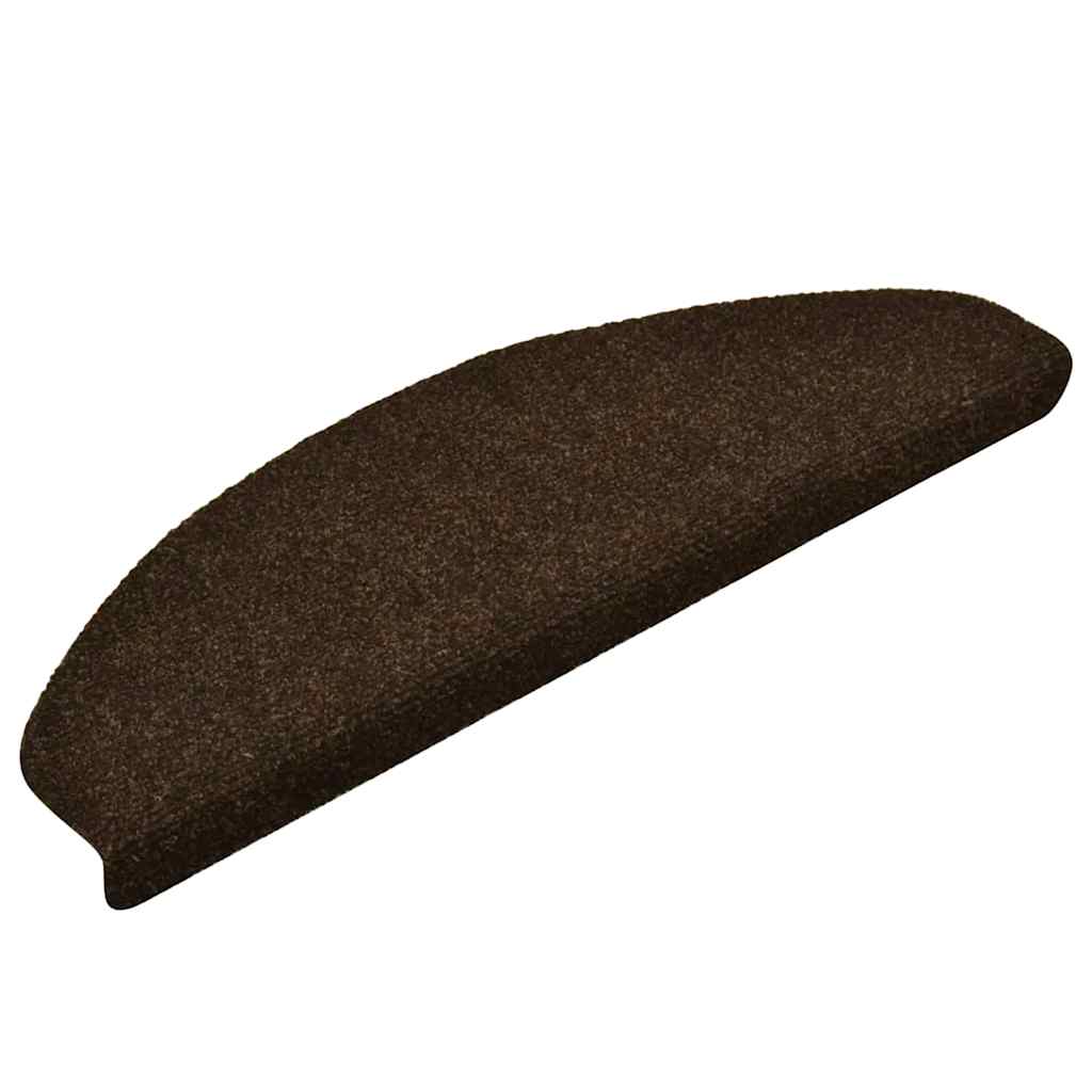 Stufenmatten Selbstklebend 30 Stk. 65x21x4 cm Braun Halbrund Groß