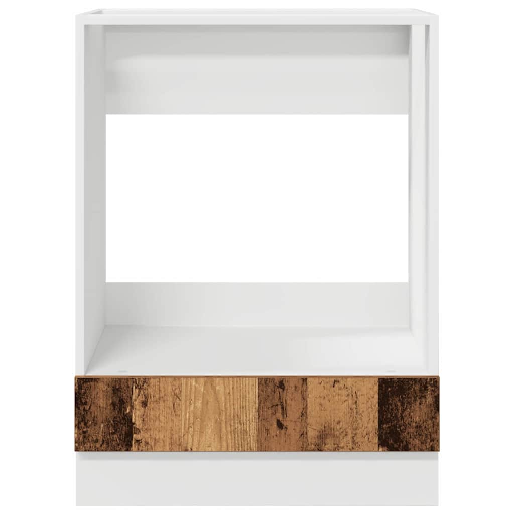 Backofenschrank Riga Altholz 60 x 46 x 81.5 cm Holzwerkstoff