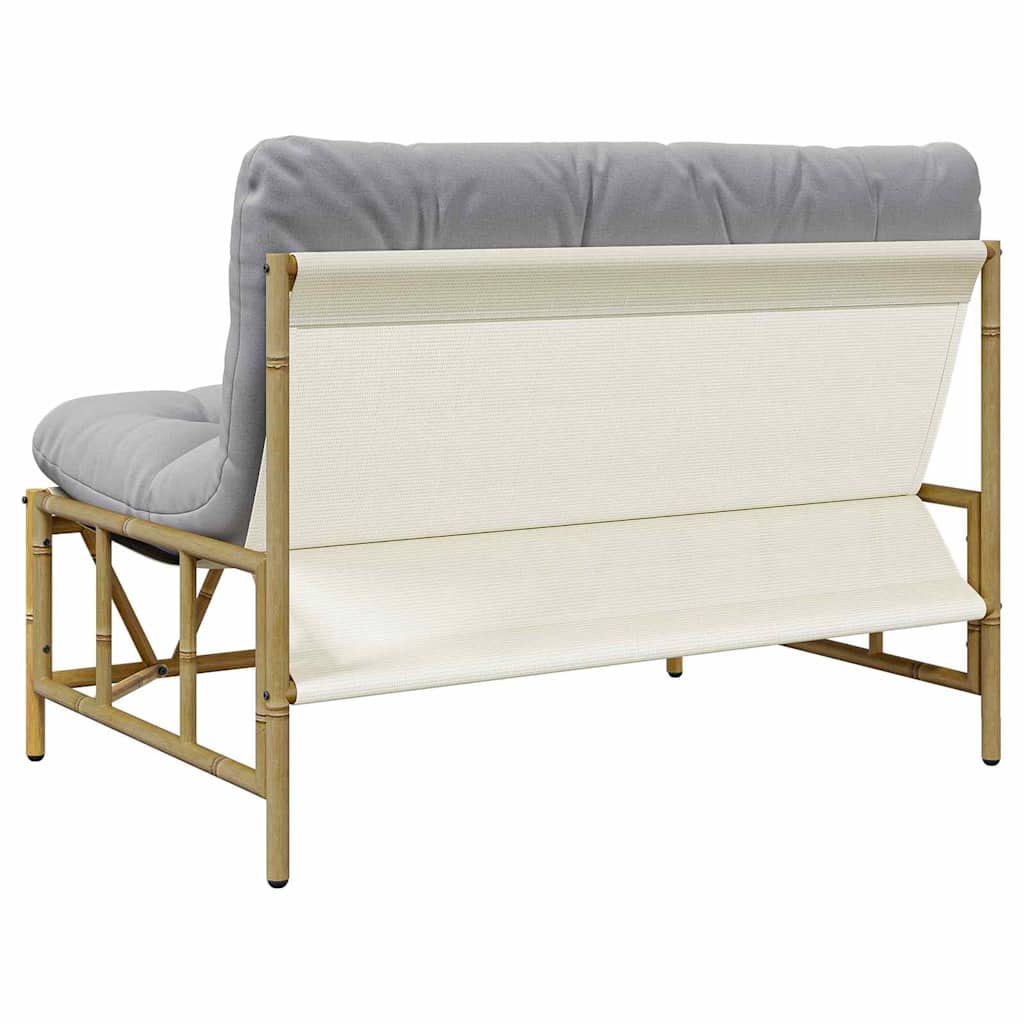 Gartenbank Hellgrau 110 x 75 x 71 cm Stahl