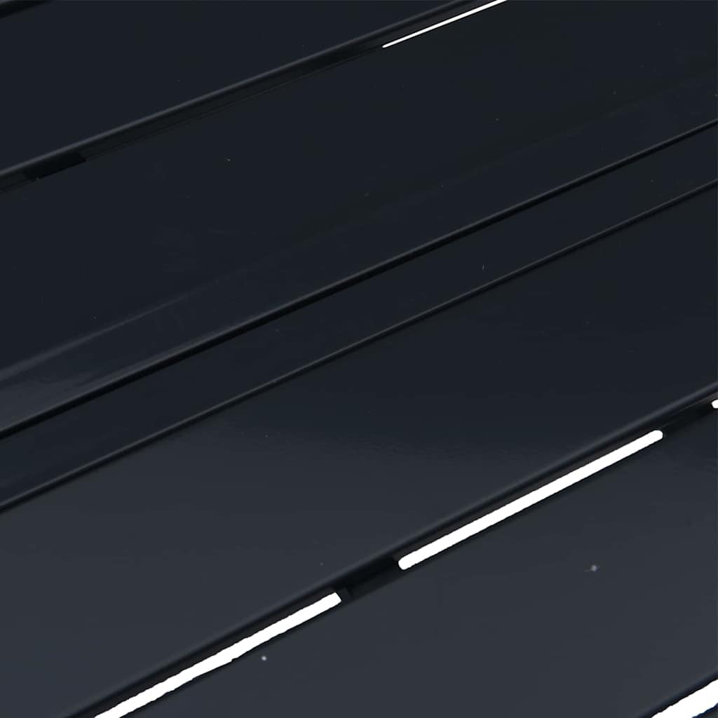 Gartenmöbel Anthrazit Stahl