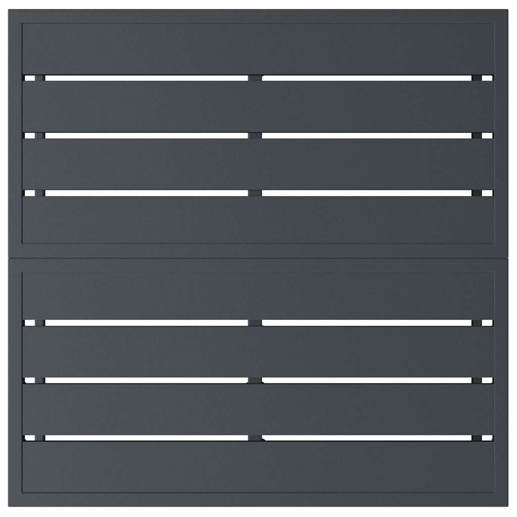 Gartenmöbel Anthrazit Stahl