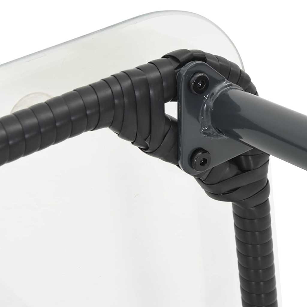 Gartentisch Schwarz 80 x 40 x 45.5 cm Poly Rattan