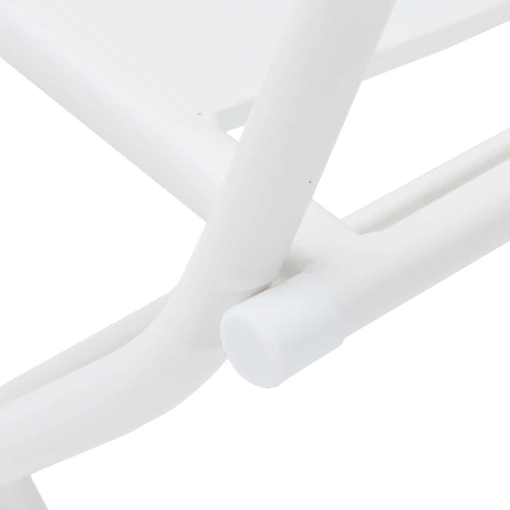 Bistrogarnitur 3 pcs Weiß Stahl