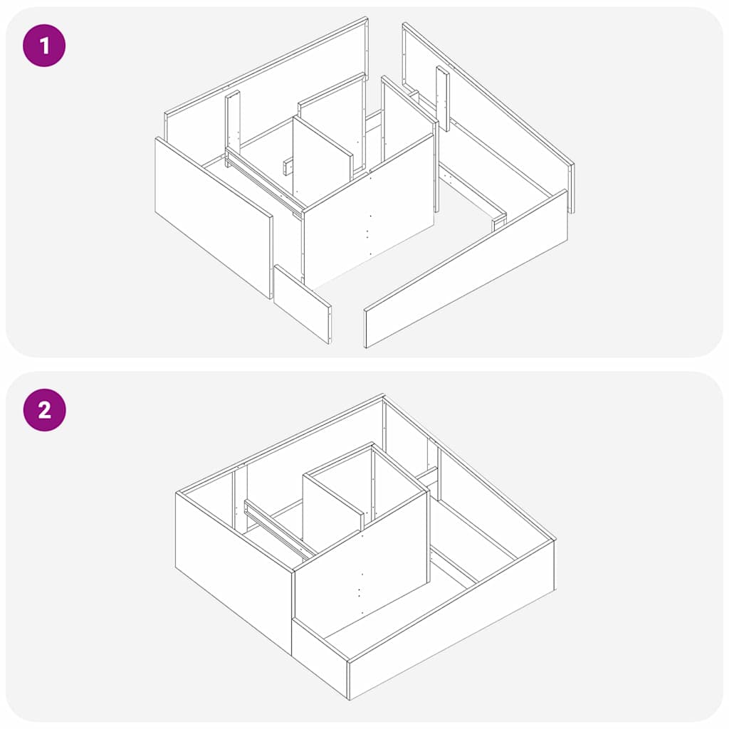 Gartenblumentopf Schwarz 100 x 100 x 50 cm Stahl