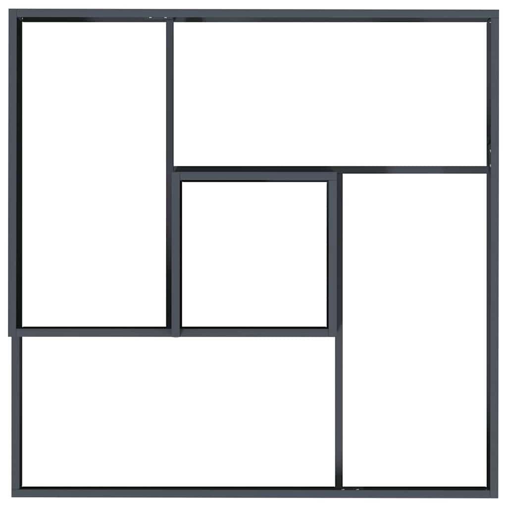 Gartenblumentopf Anthrazit 100 x 100 x 50 cm Stahl