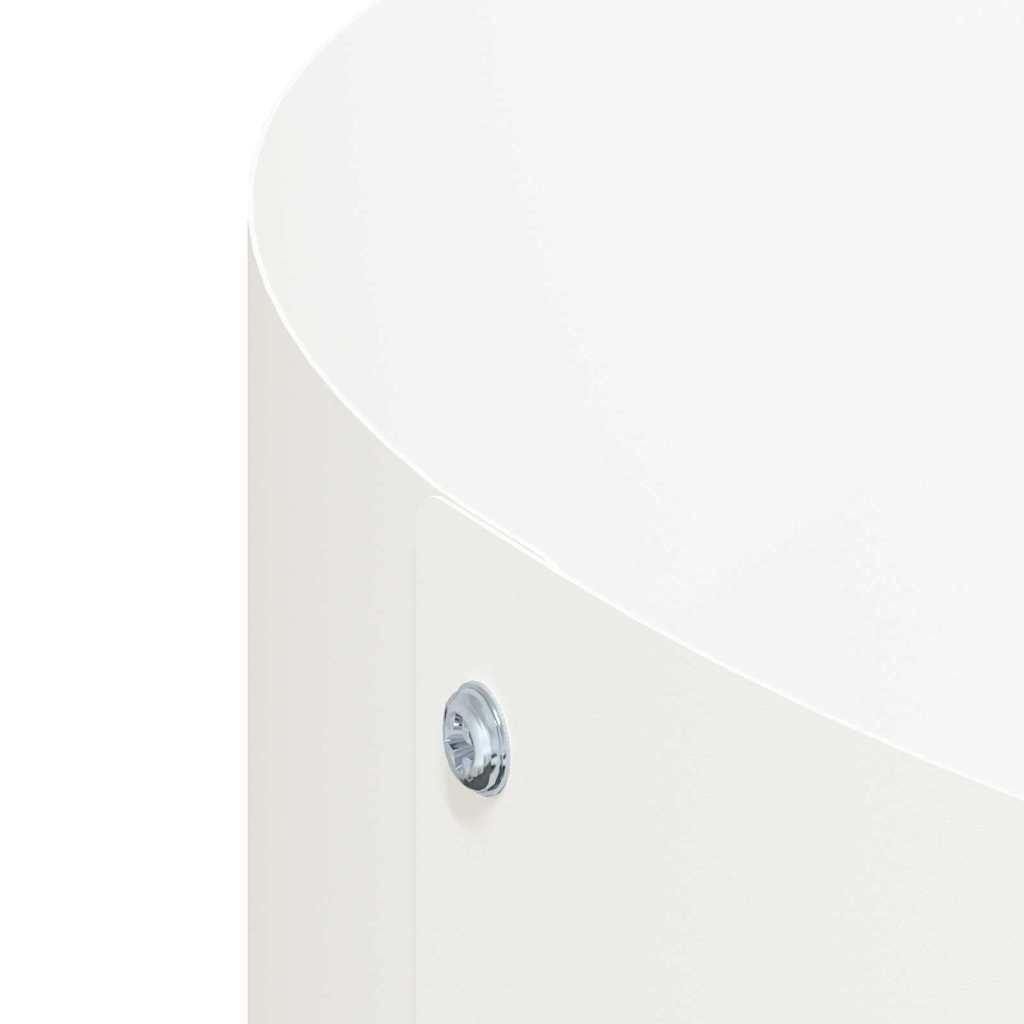 Garten 5 pcs Weiß 30 x 30 x 20 cm Stahl