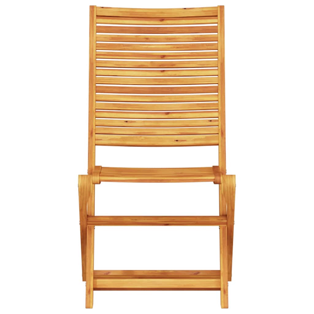 Klapp Bistro Set 3 pcs Braun Akazie Massivholz