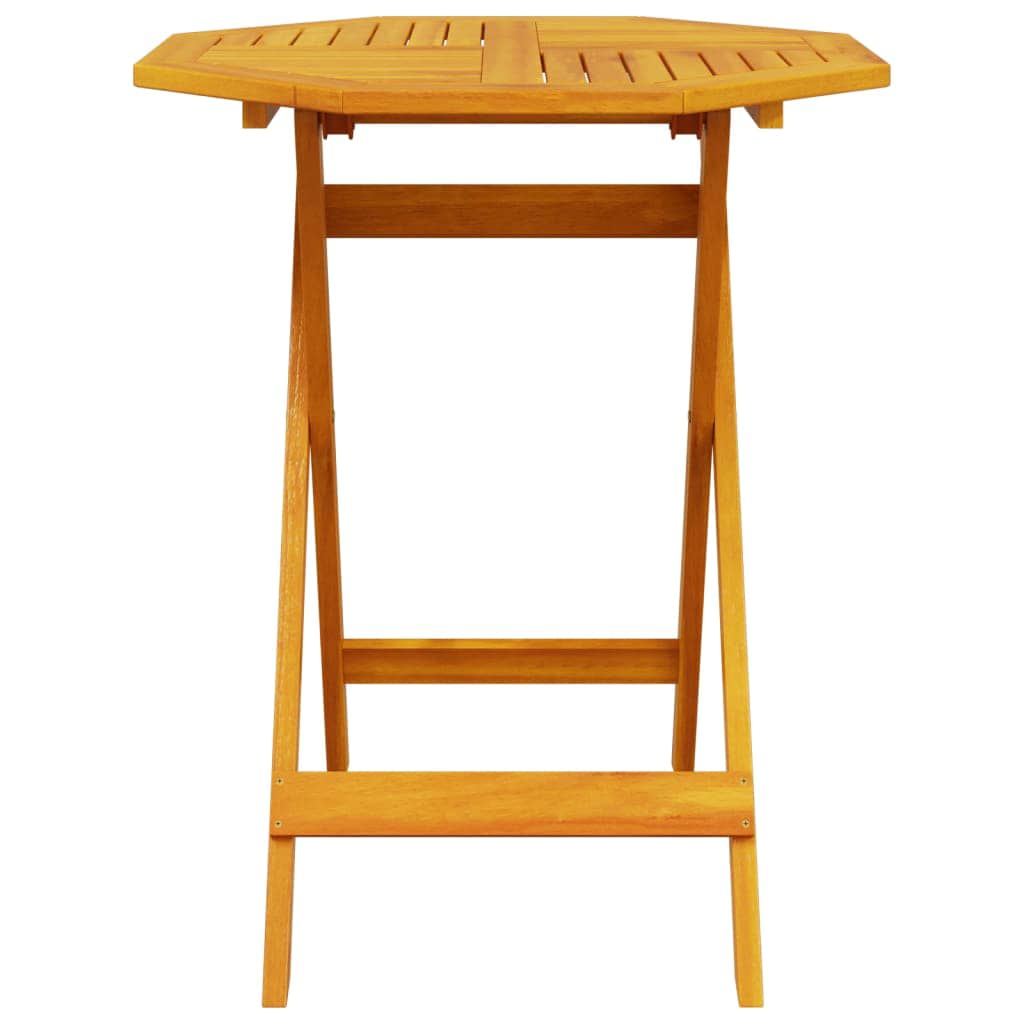 Klapp Bistro Set 3 pcs Braun Akazie Massivholz