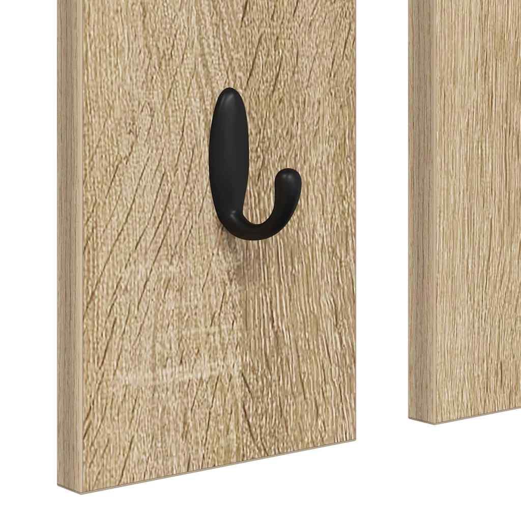 Wandmontierter Kleiderständer Sonoma Eiche 84 x 10 x 80 cm