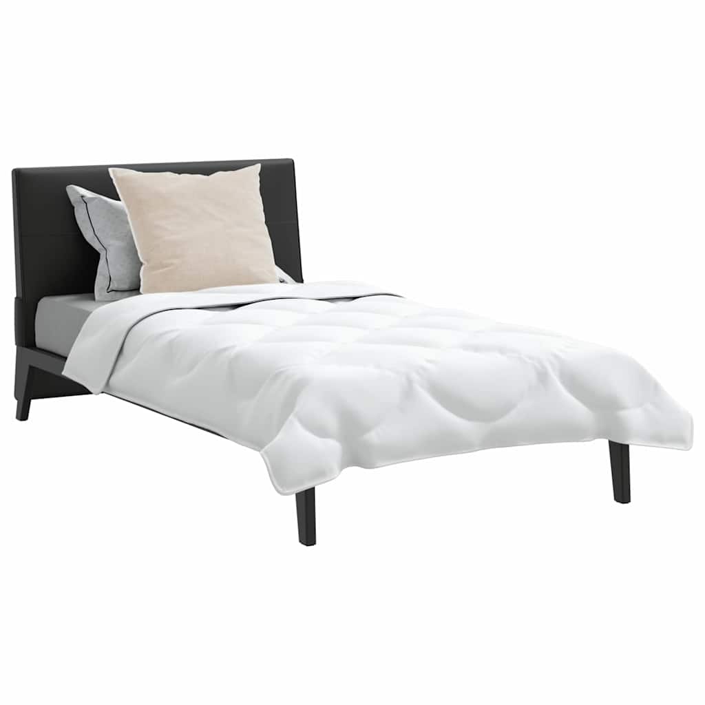 Bettdecken Set mit Kissen 2 pcs Weiß Mikrofaser