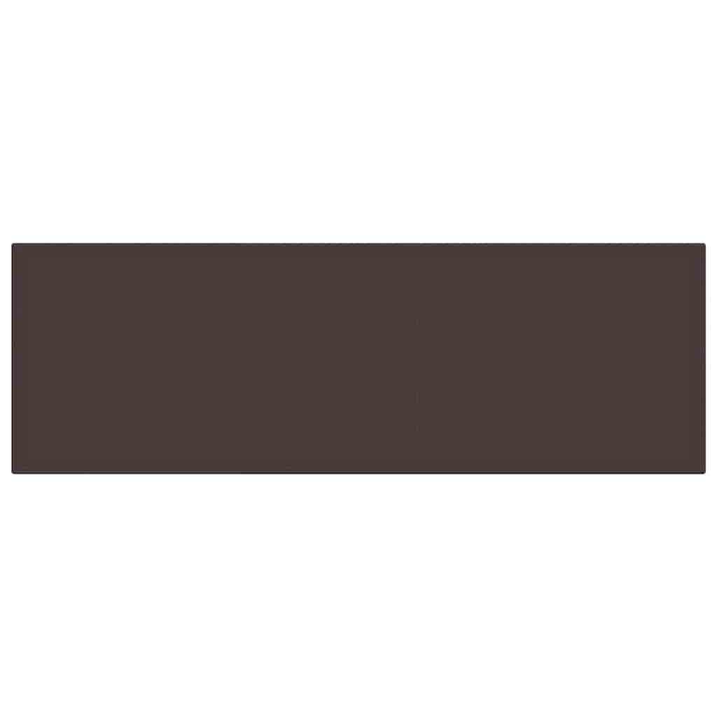 Gartentisch Braun 300 x 100 x 73 cm Poly-Rattan