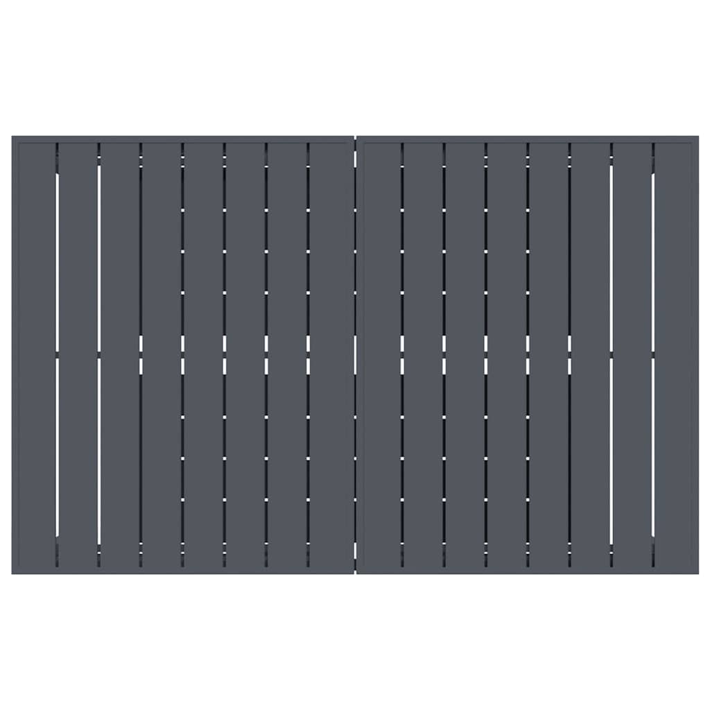 Garten Essgruppe 9 pcs Braun Poly Rattan