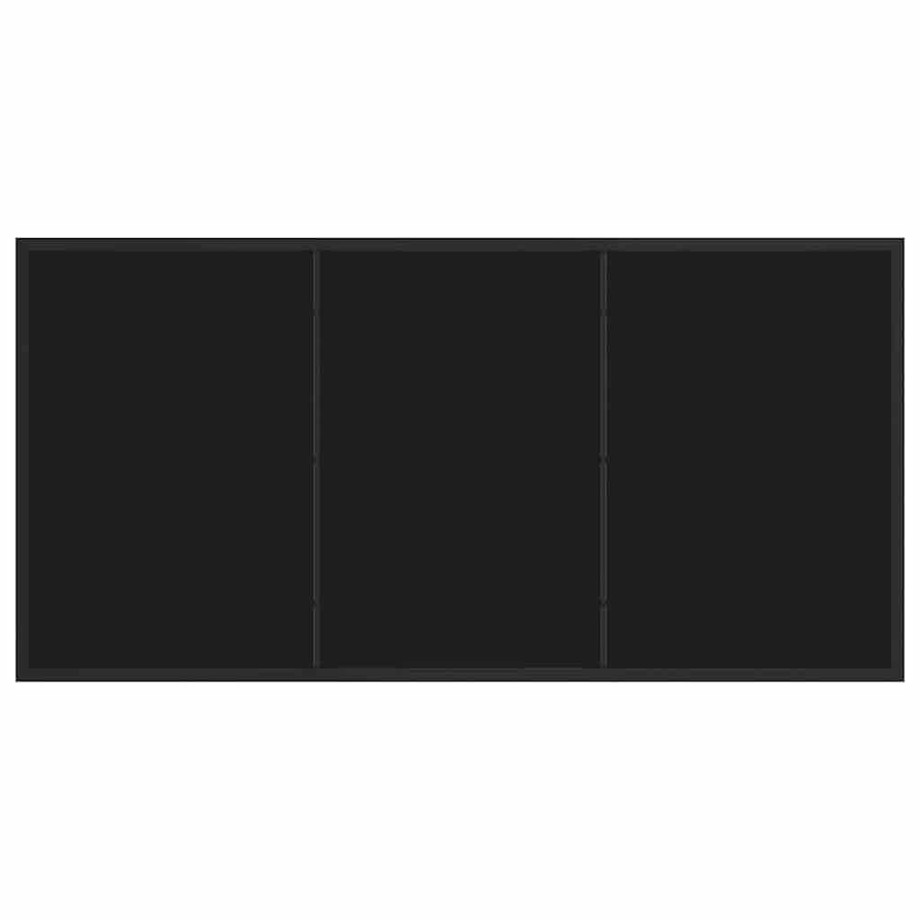 Garten Essgruppe mit Kissen 5 pcs Schwarz Poly-Rattan