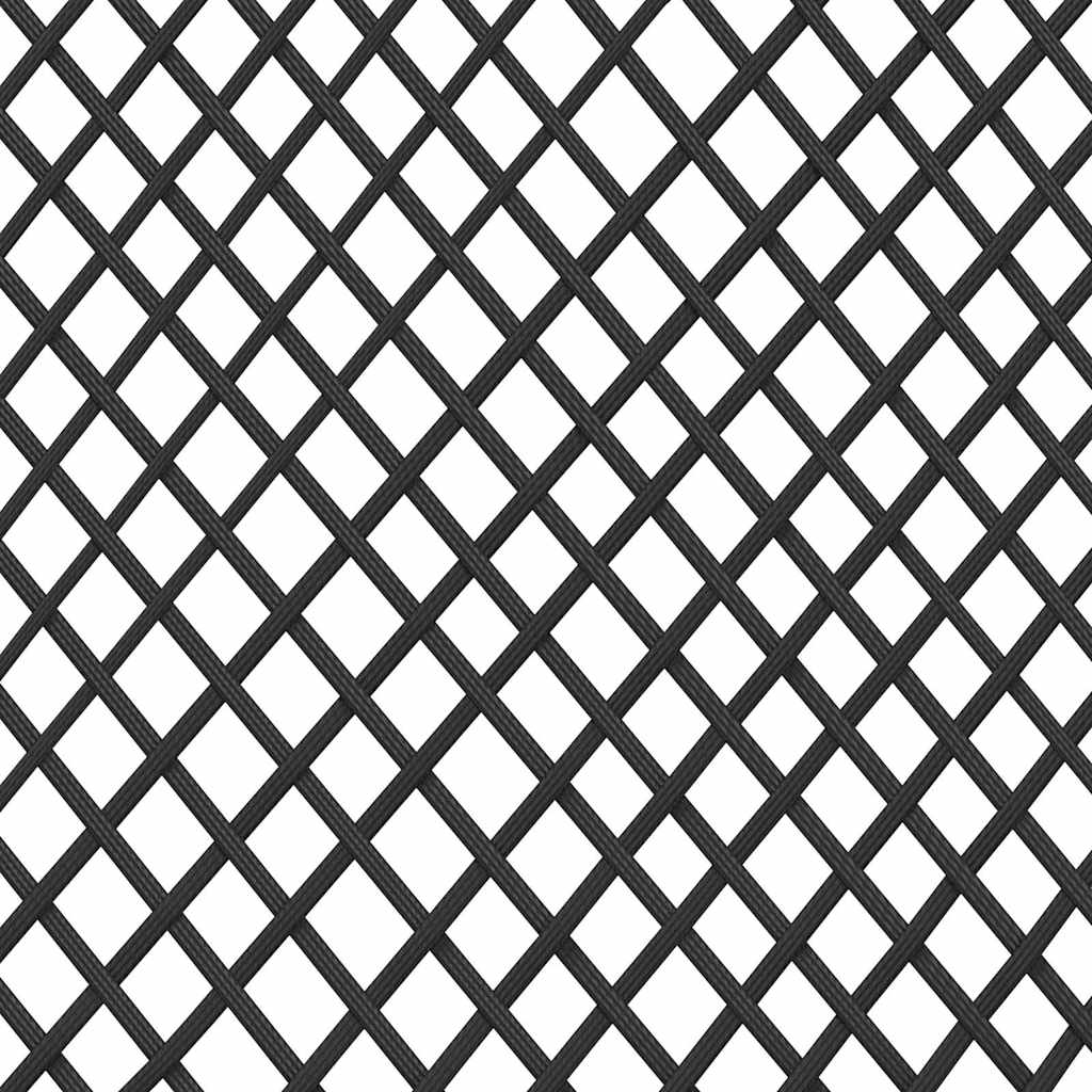 Garten Essgruppe 5 pcs Schwarz Poly-Rattan