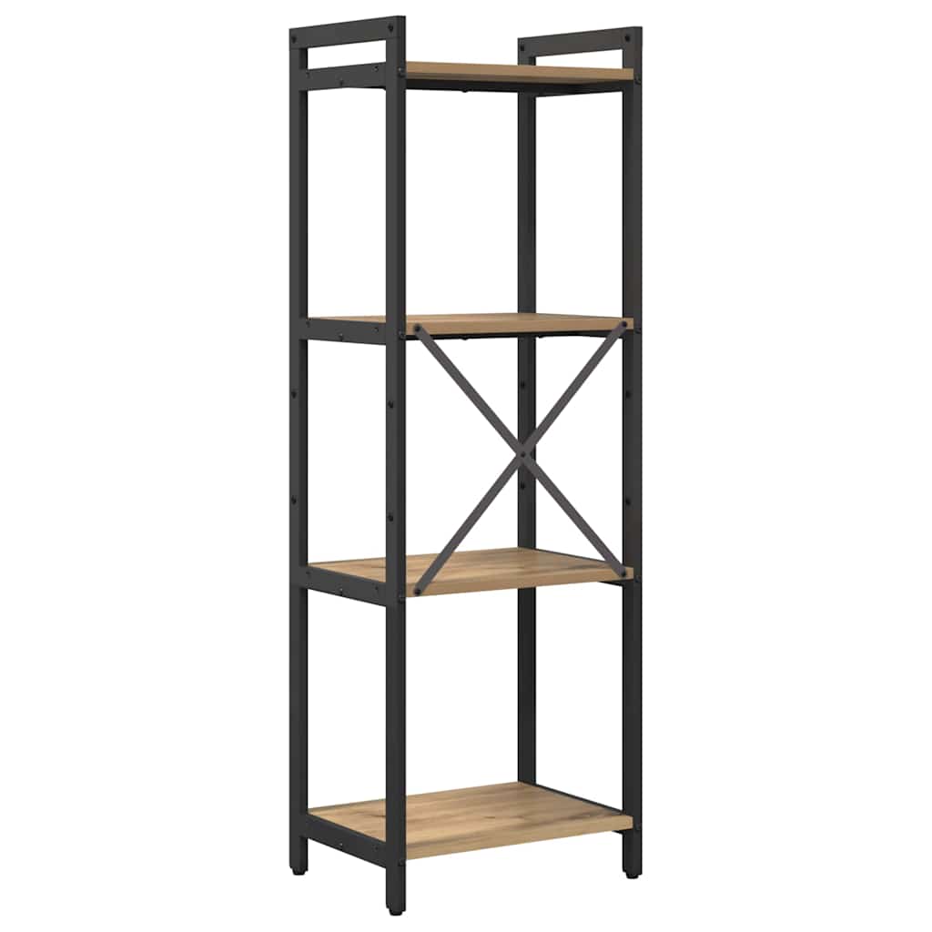 Bücherregal Artisan-Eiche 40 x 30 x 118 cm Holzwerkstoff