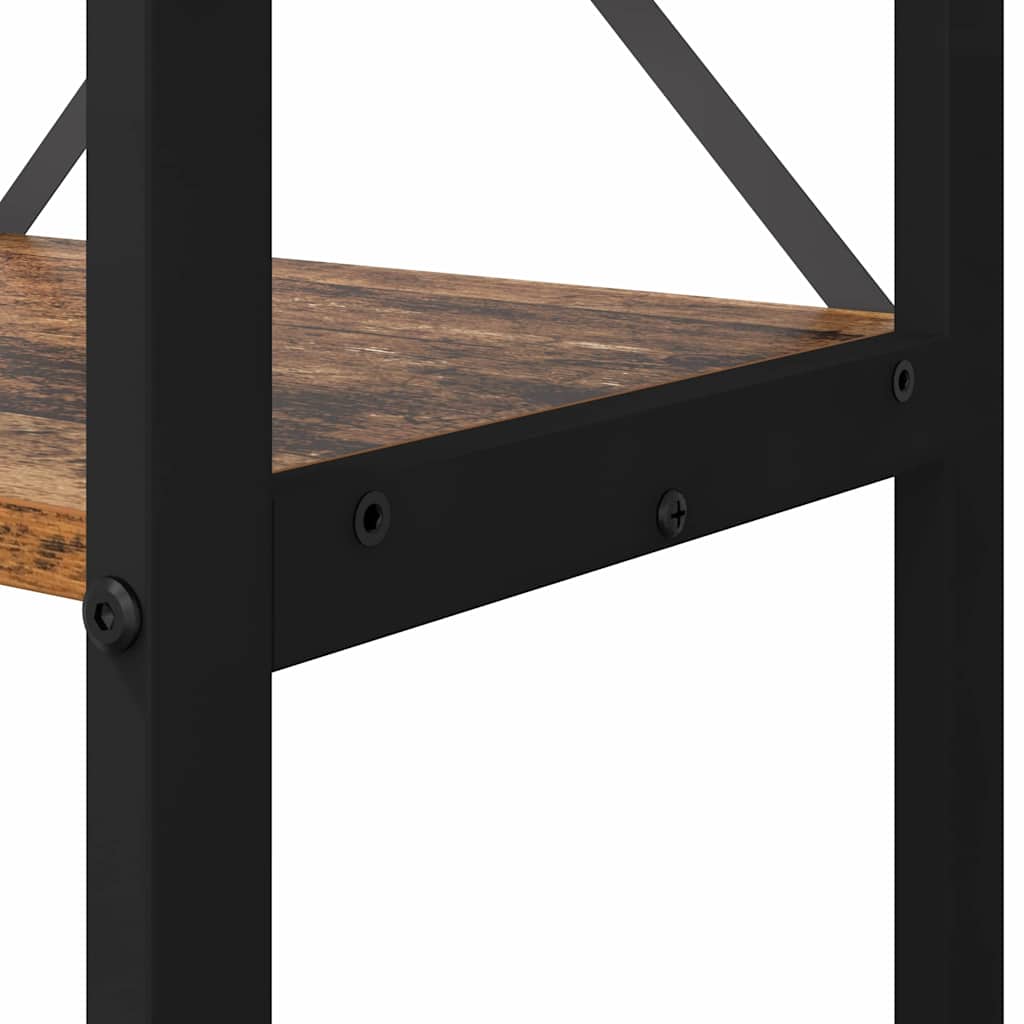 Bücherregal Altholz 60 x 30 x 188 cm Holzwerkstoff