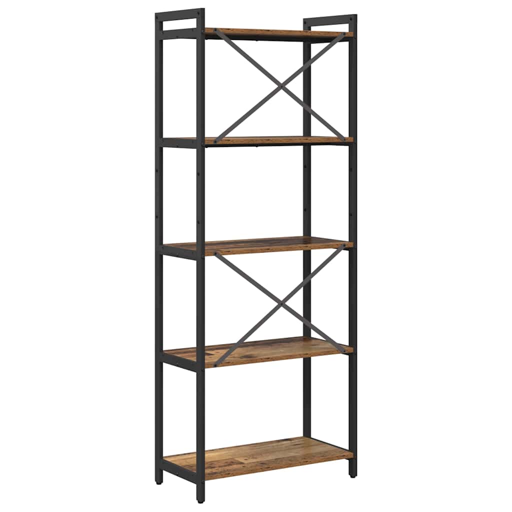 Bücherregal Altholz 60 x 30 x 153 cm Holzwerkstoff