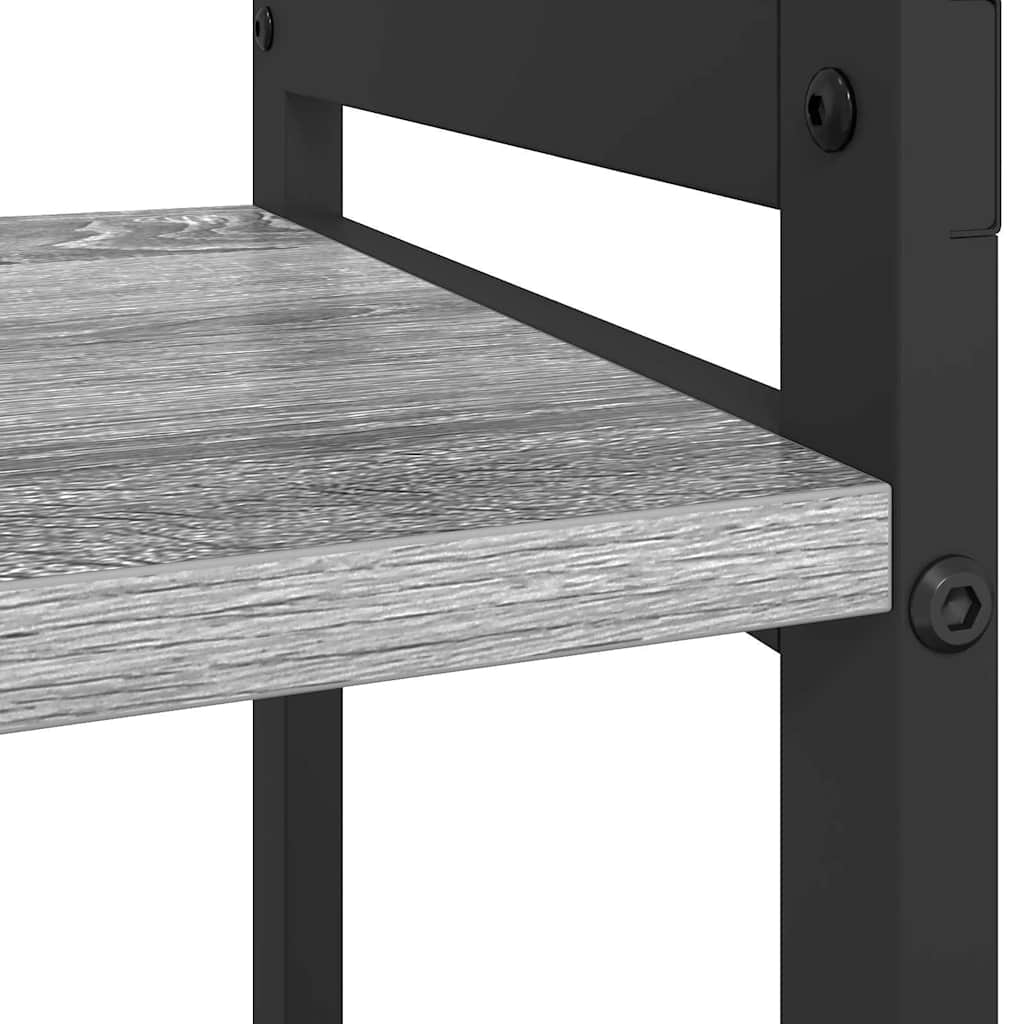 Bücherregal Grau Sonoma 60 x 30 x 48,5 cm Holzwerkstoff