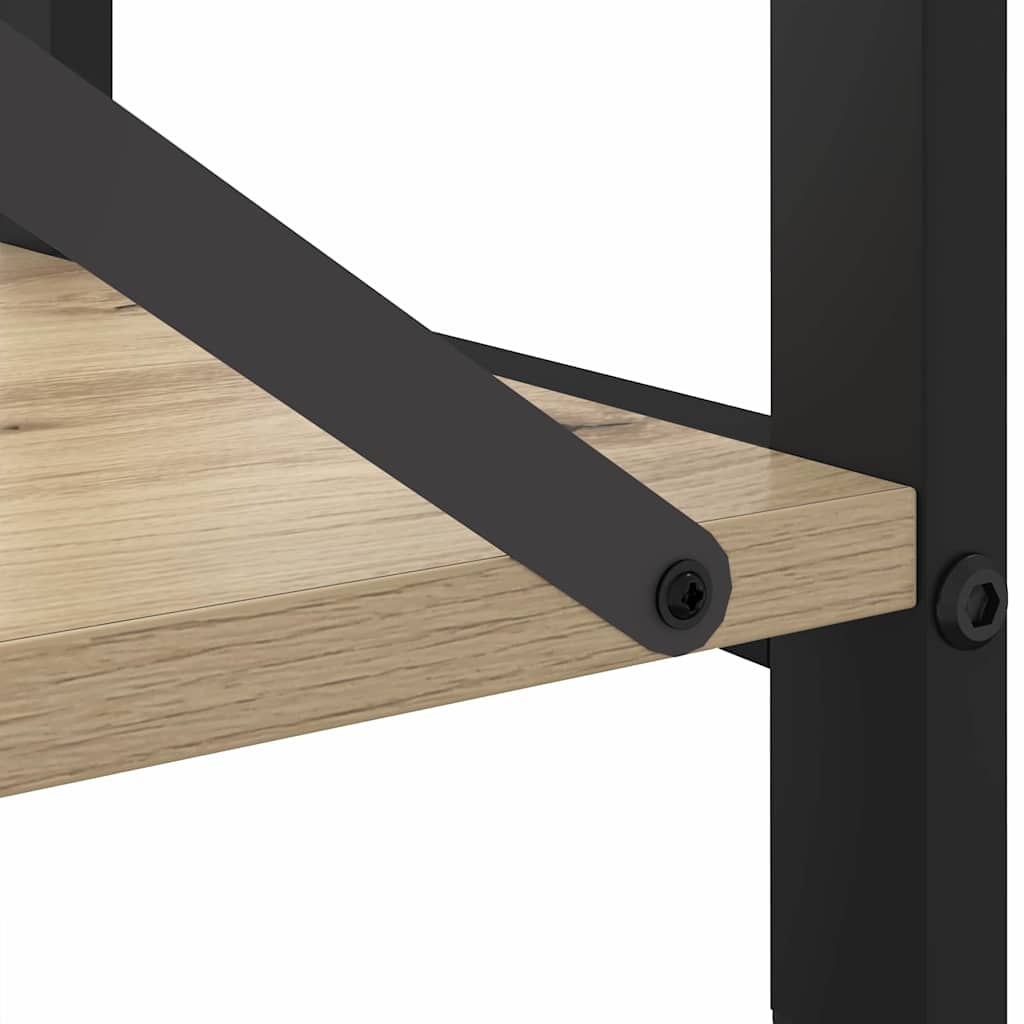 Bücherregal Sonoma-Eiche 80 x 30 x 48,5 cm Holzwerkstoff