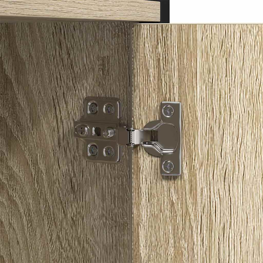 Regal Sonoma-Eiche 80 x 30 x 155,5 cm Holzwerkstoff