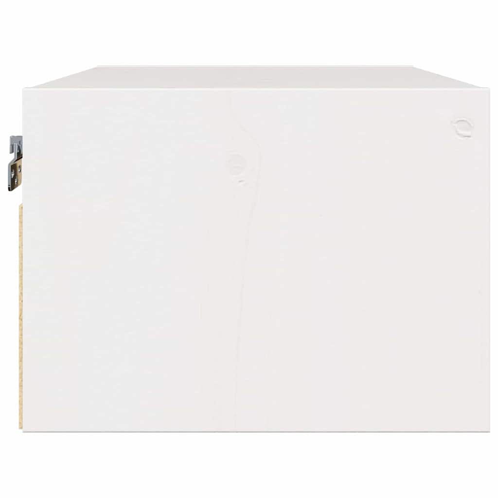 Nachttisch Weiß 50 x 32,5 x 24 cm Massivholz Kiefer