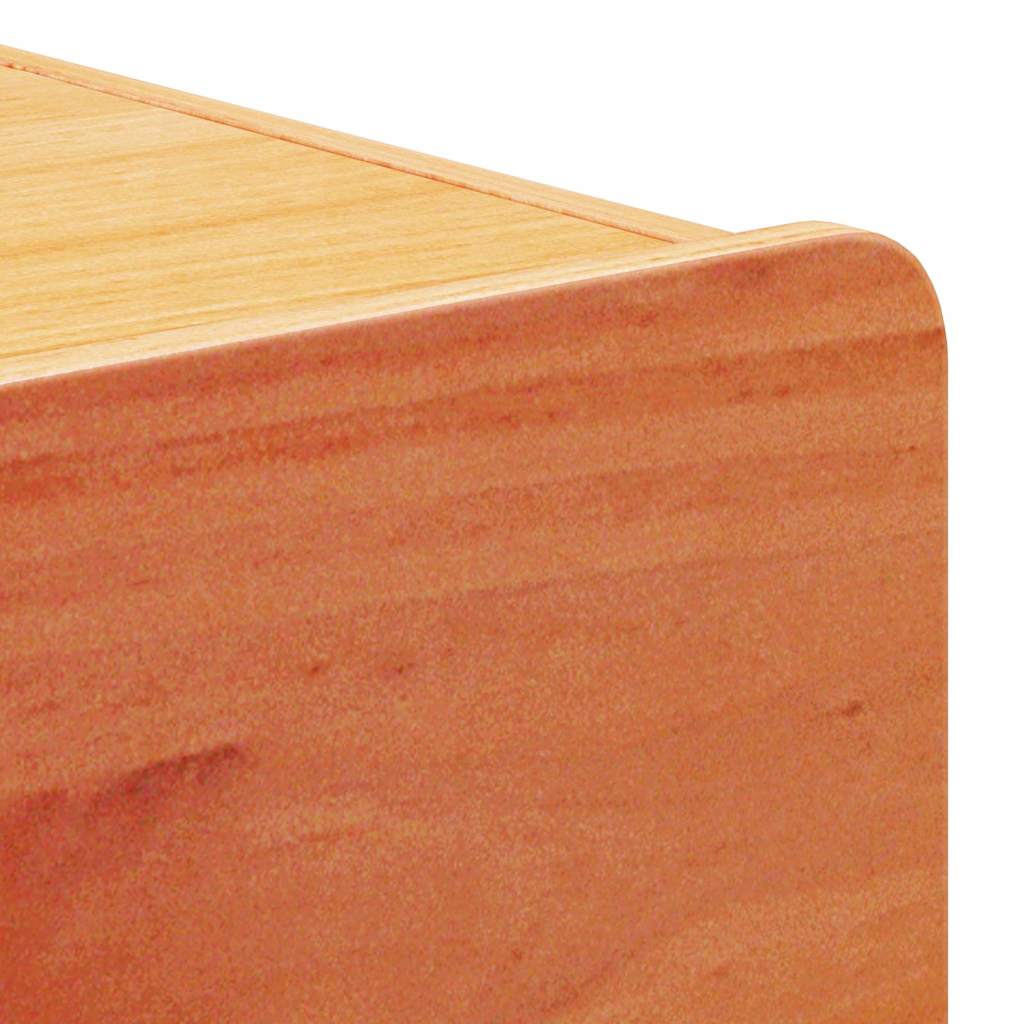 Nachttisch Wachsbraun 39 x 34 x 33 cm Kiefer Massivholz