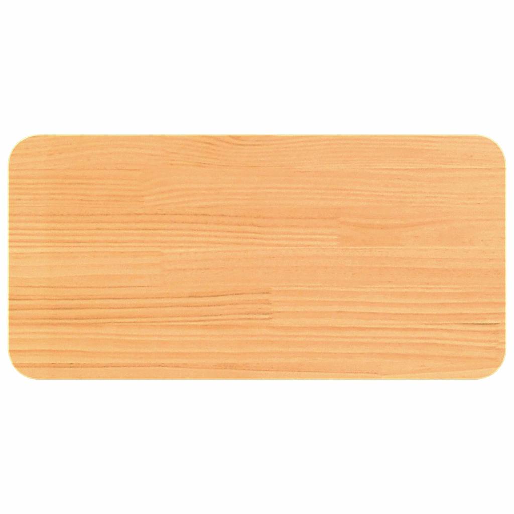 Couchtisch Wachsbraun 80 x 39,5 x 33,5 cm Massivholz Kiefer