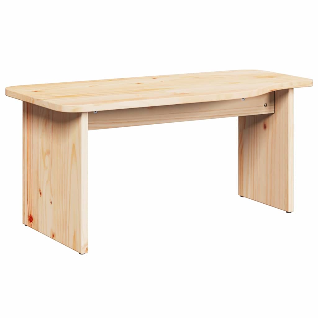 Couchtisch Natur 100 x 69 x 35.5 cm Massivholz Kiefer