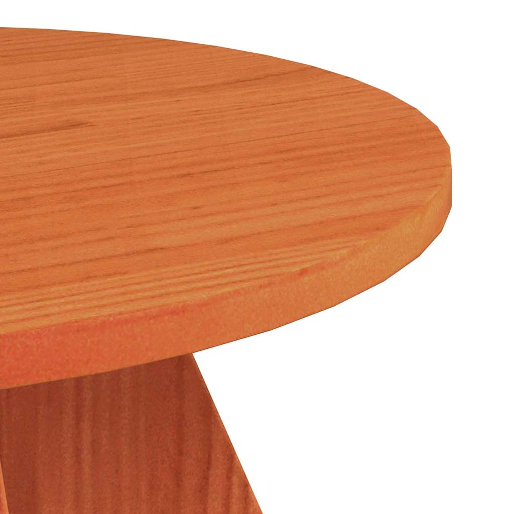 Couchtisch 3 pcs Wachsbraun 49 x 49 x 30 cm Massivholz Kiefer