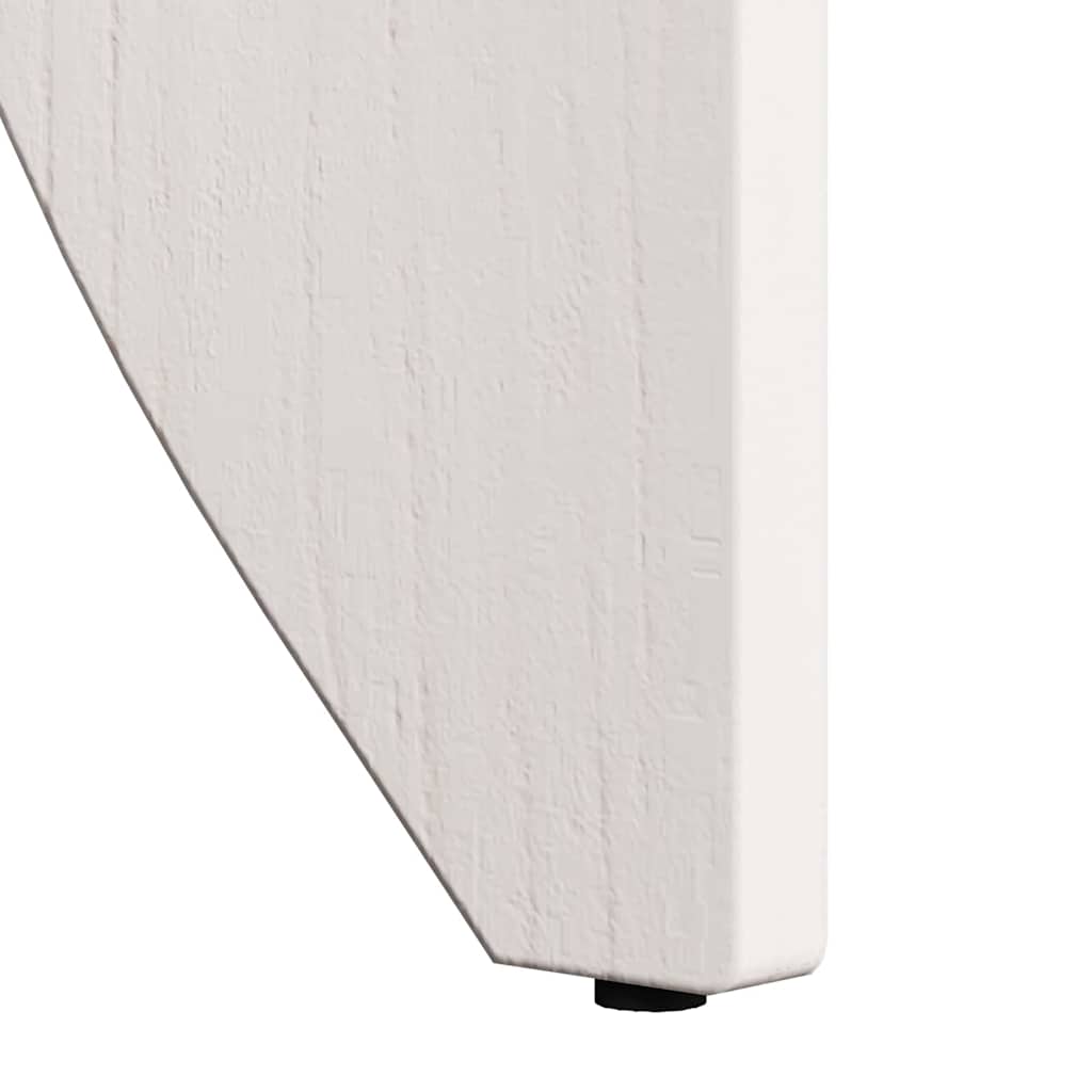 Couchtisch 2 pcs Weiß 41,5 x 41,5 x 44 cm Massivholz Kiefer
