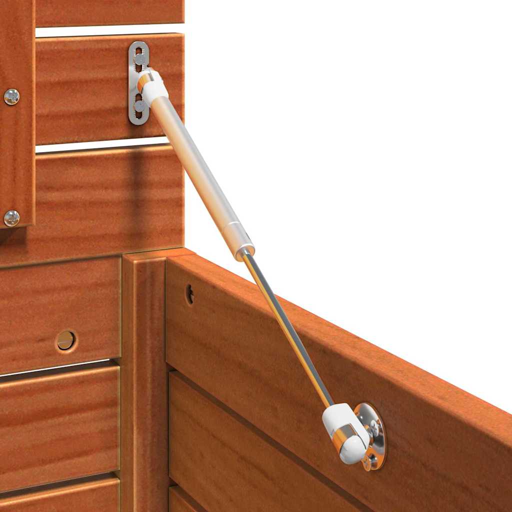 Gartenlagerbox mit Speicher Wachsbraun 101 x 50,5 x 46,5 cm