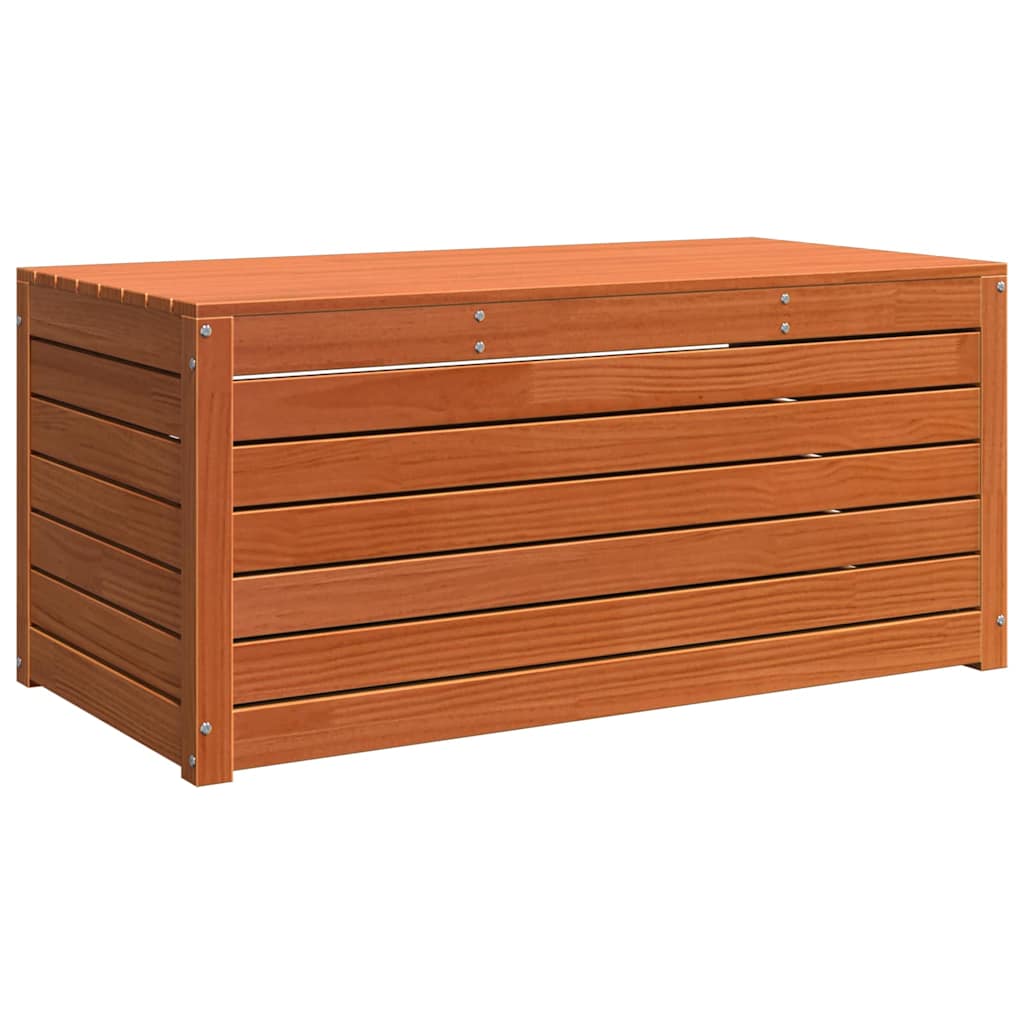 Gartenlagerbox mit Speicher Wachsbraun 101 x 50,5 x 46,5 cm