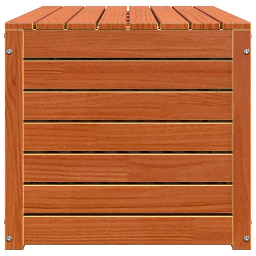 Gartenlagerbox mit Speicher Wachsbraun 101 x 50,5 x 46,5 cm