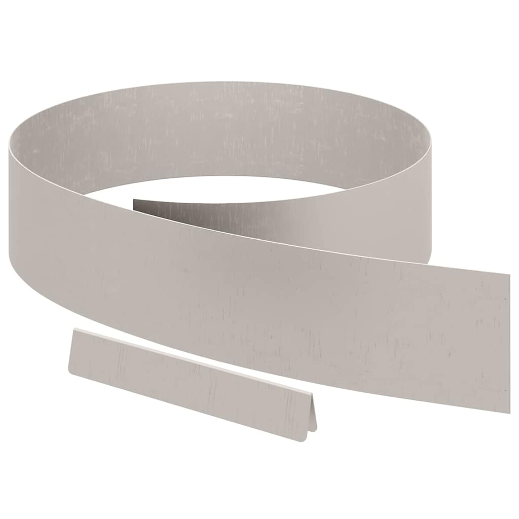 Rasenrand 4 pcs Rostig 450 x 15 cm Wetterfeststahl